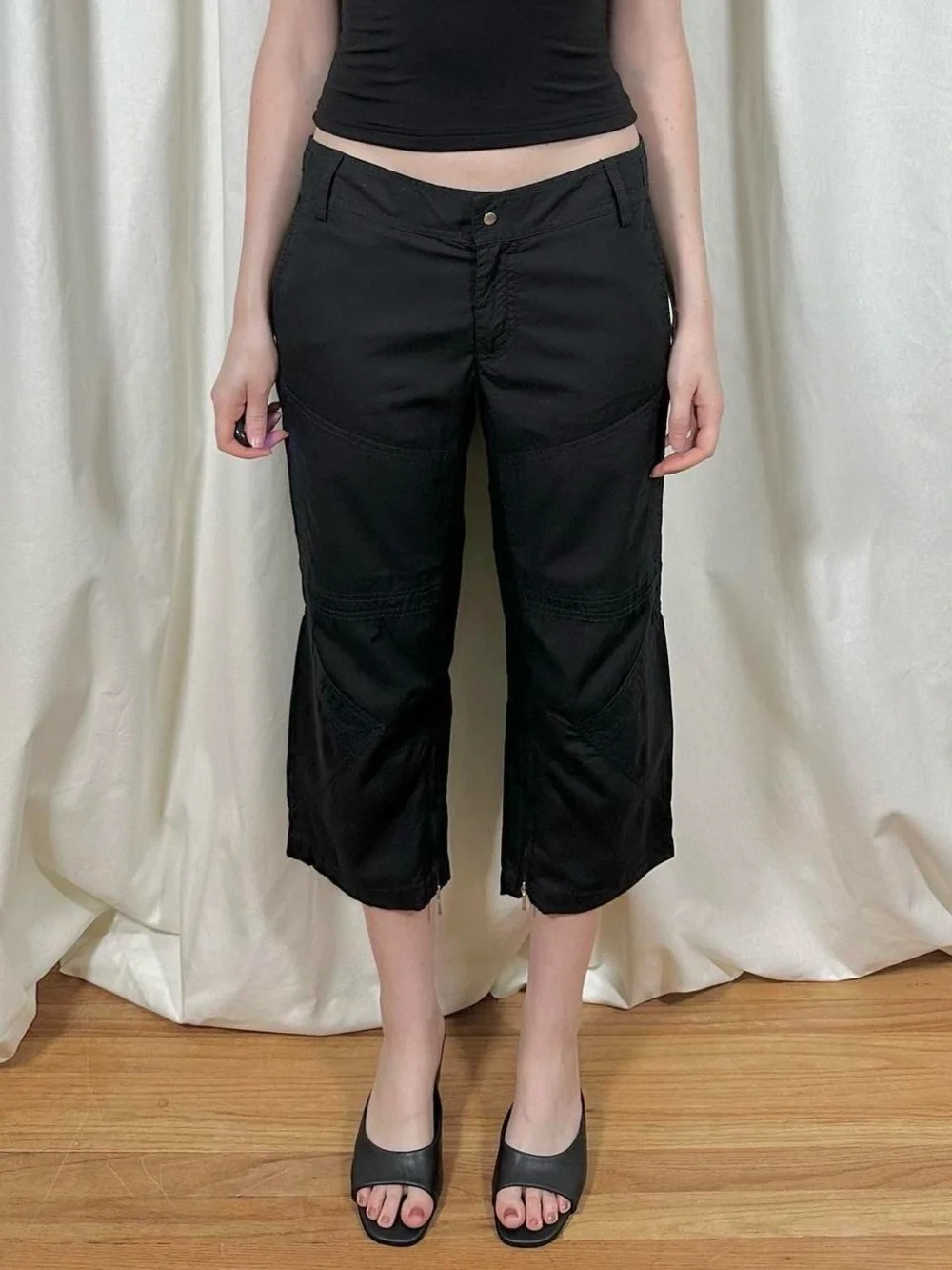 Low Rise Cargo Capris - Picture 2 of 8
